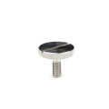 Factory Custom Service Stainless Steel Slotted Thumb Screw with Knurled Head